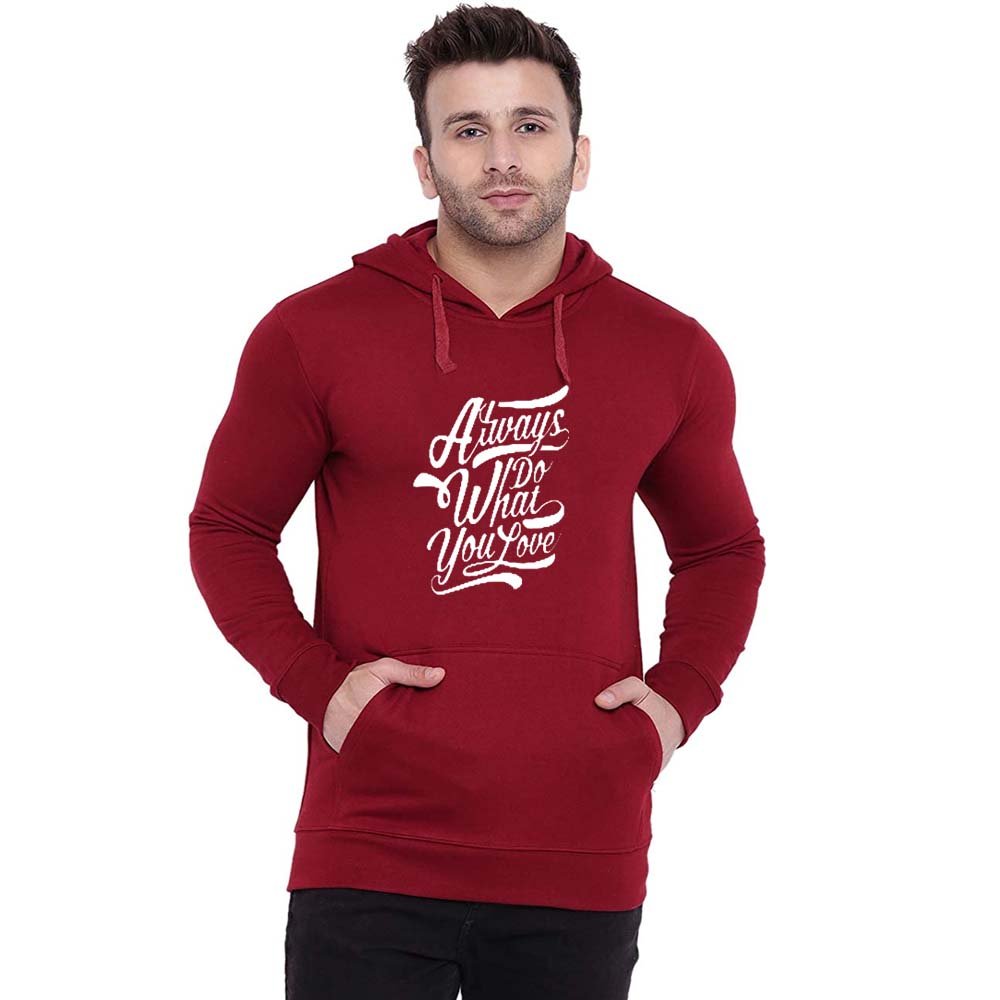 Always Do What You Love | Hoodies for Men's and Boys