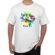 Happy Holi With Kid Elephant Printed T-Shirt on bigmunks-03